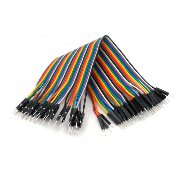 Перемички ПАПА-ПАПА для Arduino (Дюпон, 20 см)